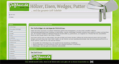 Desktop Screenshot of golfhaus.de