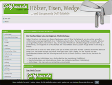 Tablet Screenshot of golfhaus.de